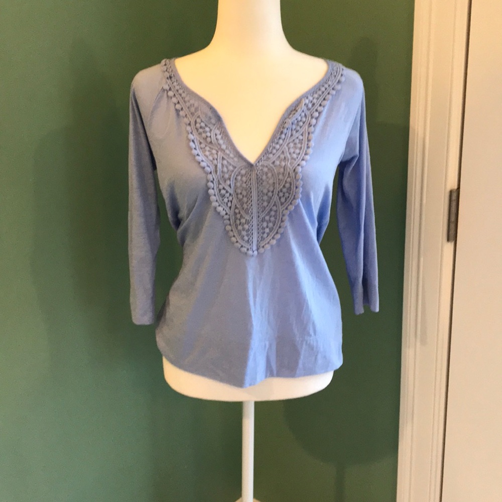 J. Crew periwinkle top